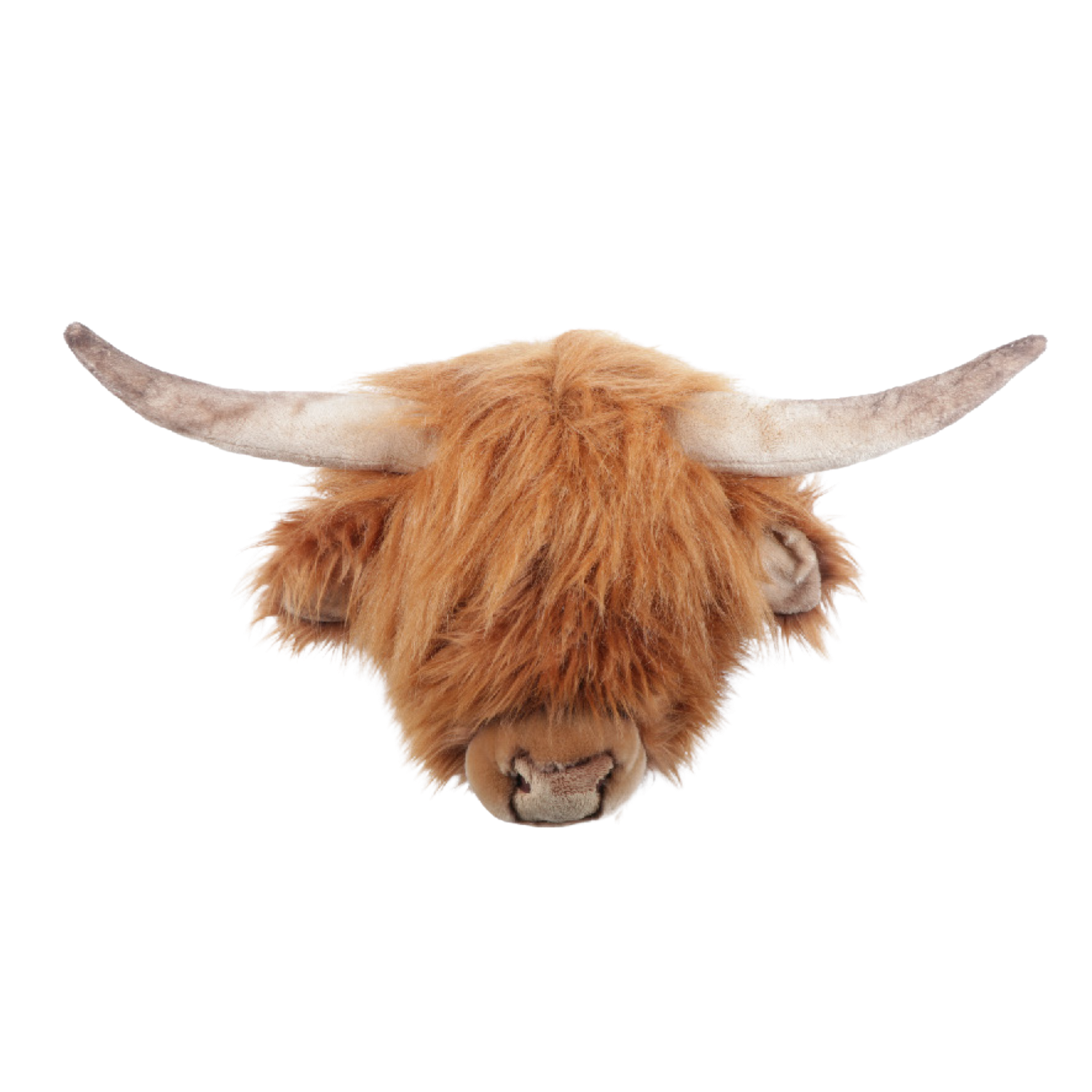 Nicolas the Highland Cow Wall Mounted Plush Head