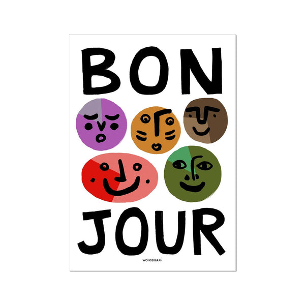 Bonjour Art Print