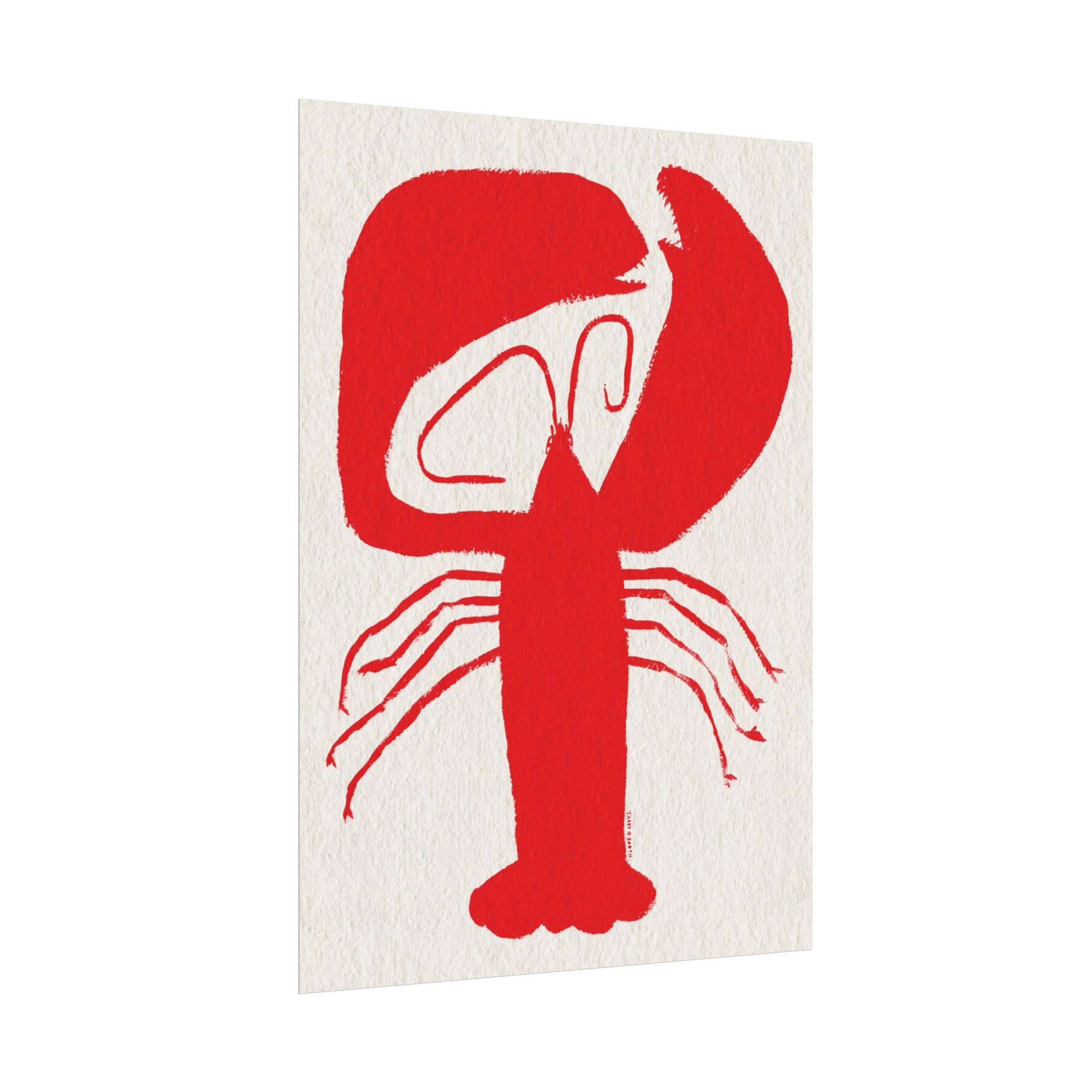 Tabby Booth LOBSTER Fine Art Print