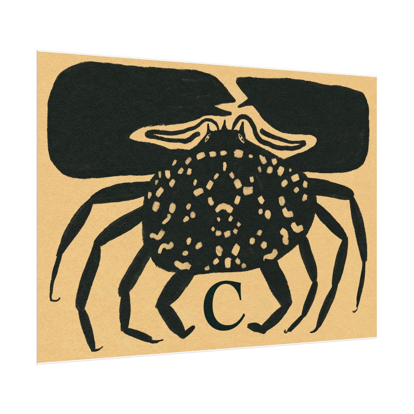 Tabby Booth Fine Art Print • C for Crab