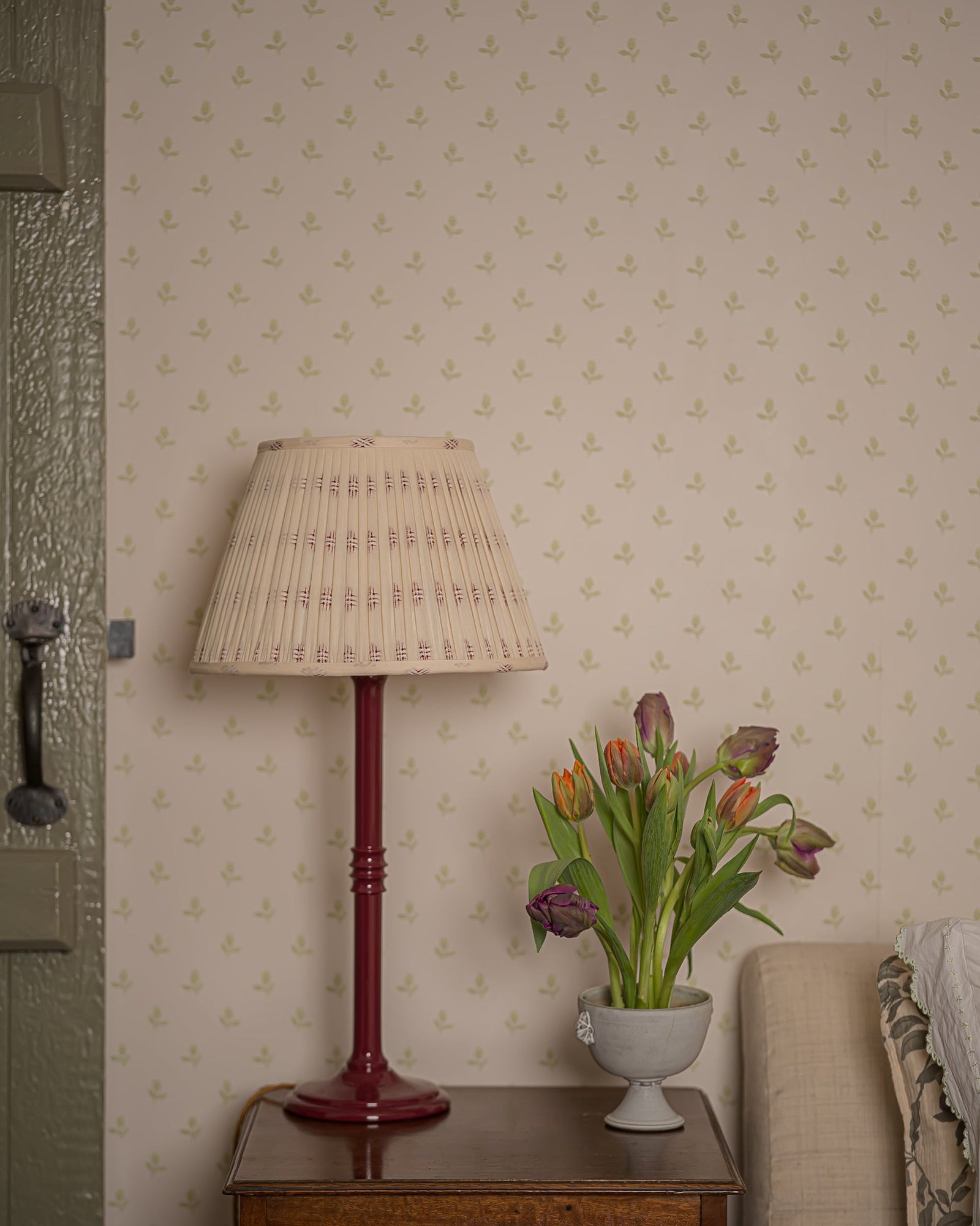 The Classic Embroidered Cotton in Damson