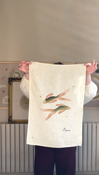 Zodiac Tea Towel - Choose Your Star Sign