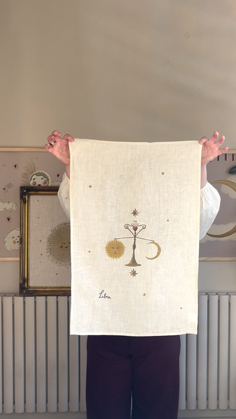 Zodiac Tea Towel - Choose Your Star Sign