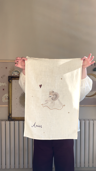 Zodiac Tea Towel - Choose Your Star Sign