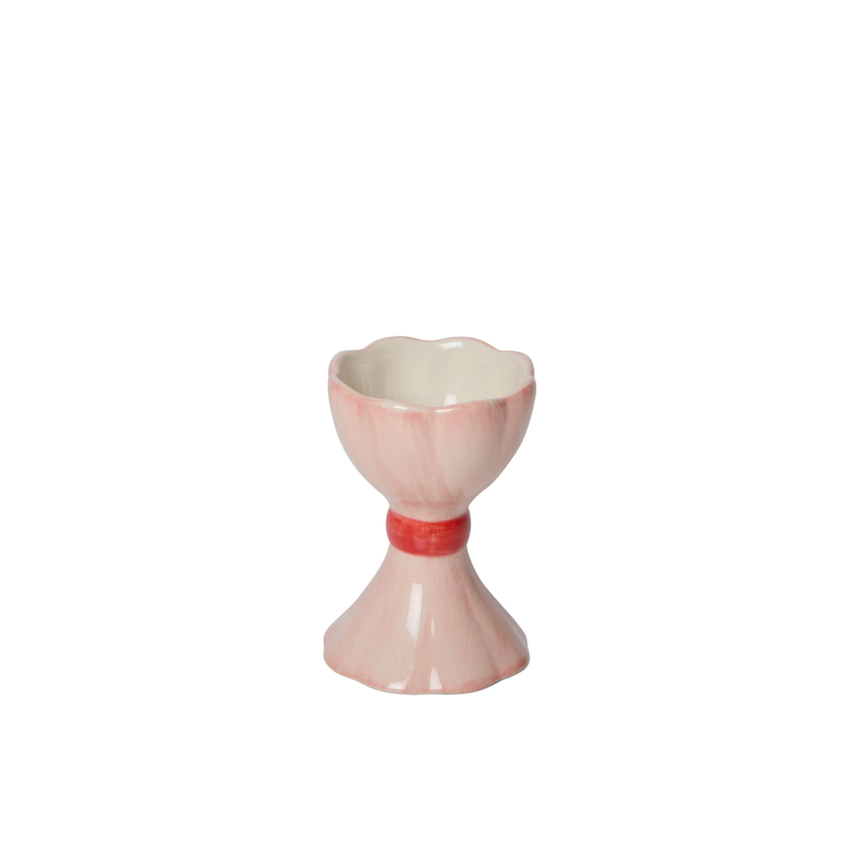 Egg Cup - Rose Pink and Cherry Red