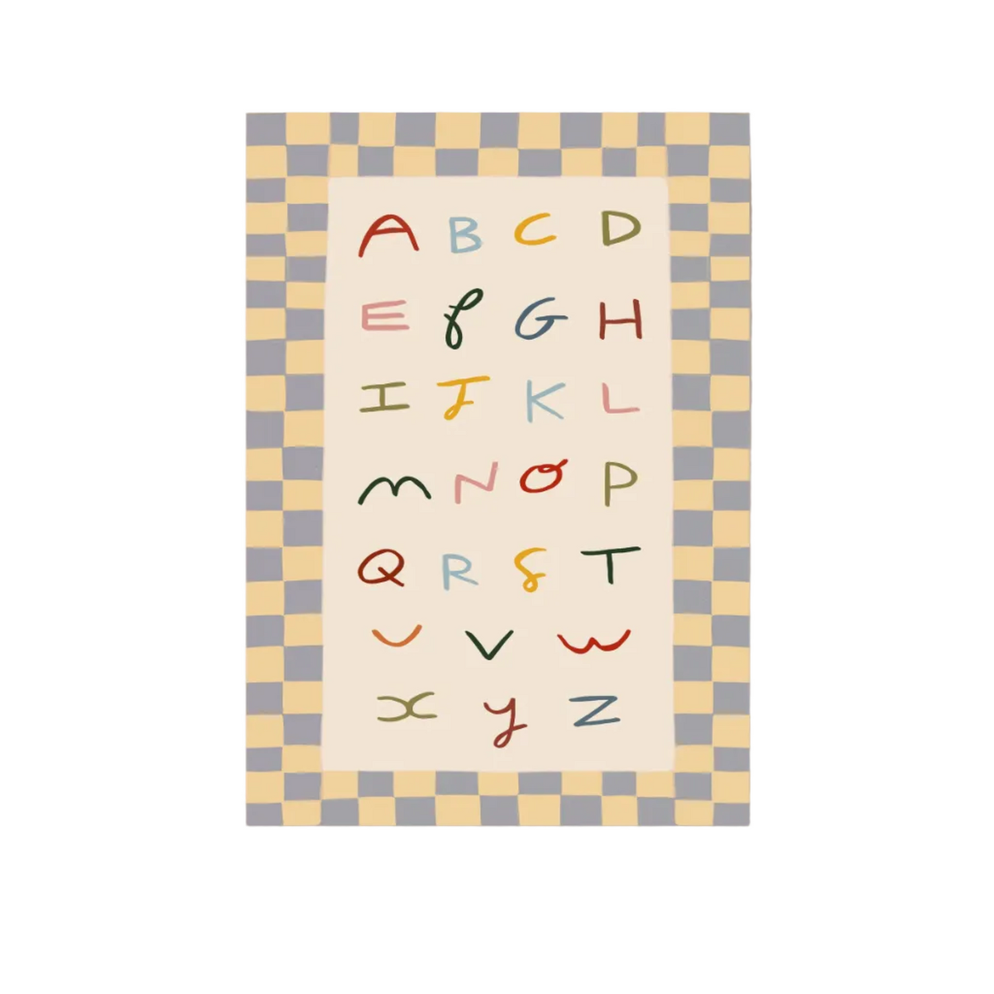 Colourful Alphabet | Kid's Print | UNFRAMED