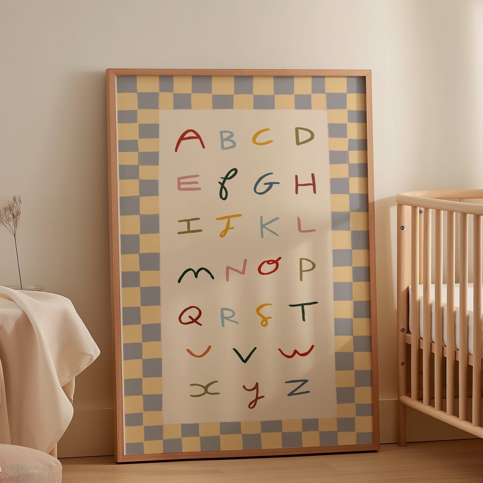 Colourful Alphabet | Kid's Print | UNFRAMED