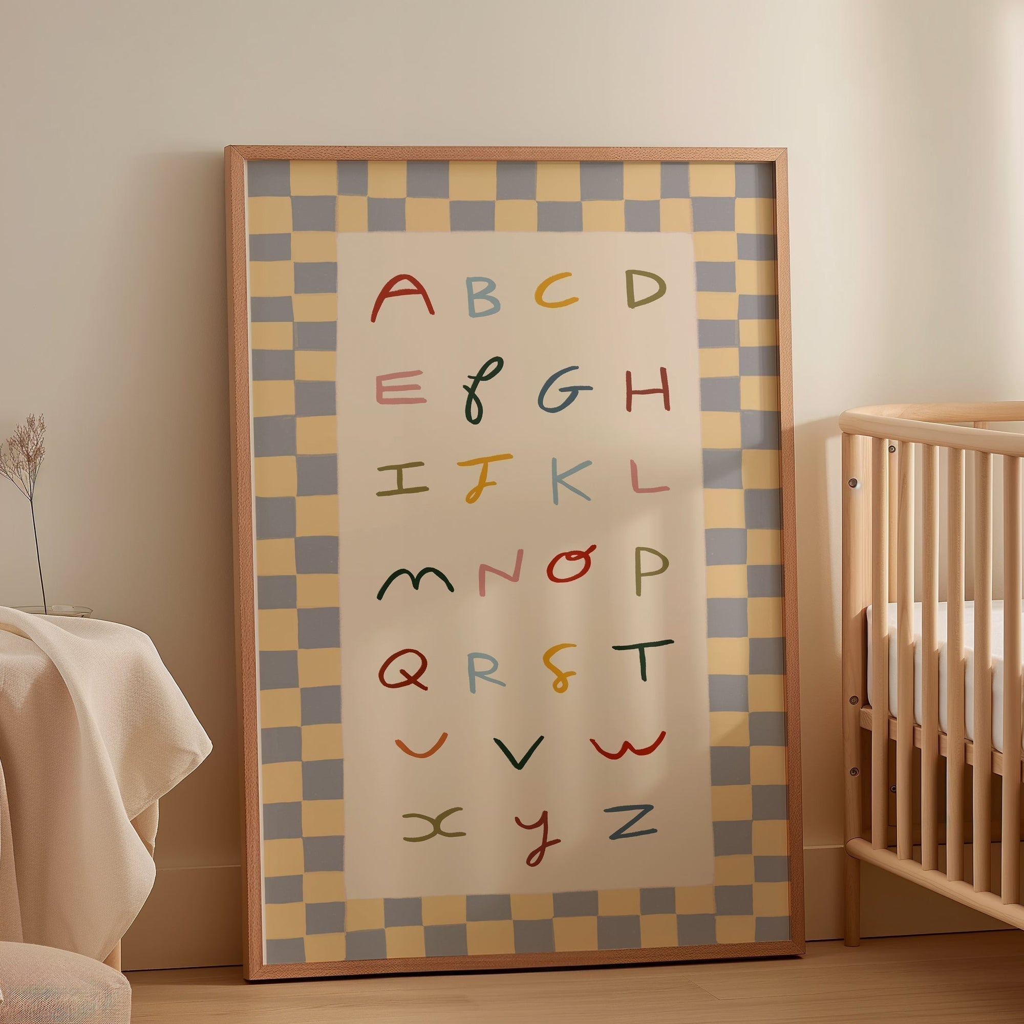 Colourful Alphabet | Kid's Print | UNFRAMED