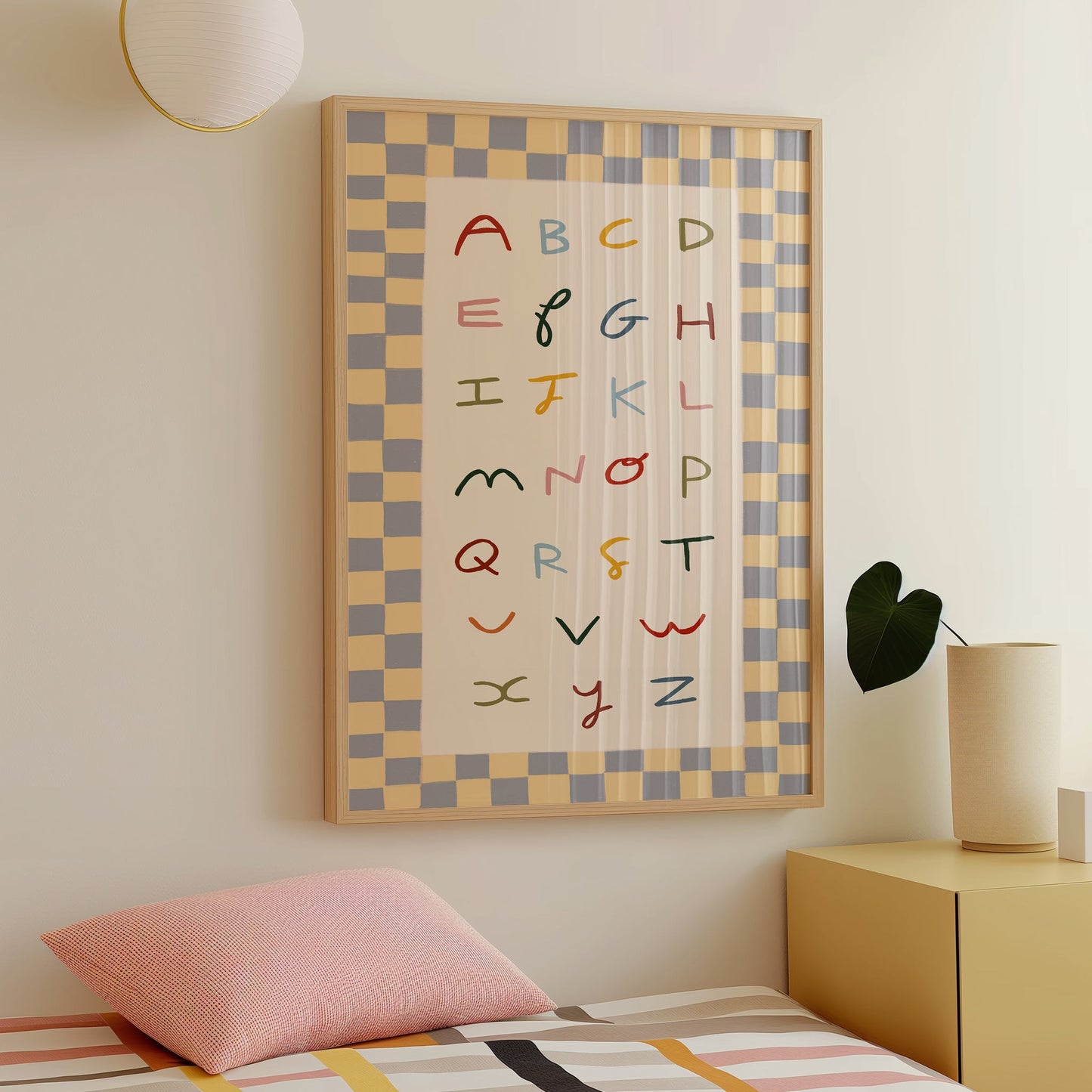 Colourful Alphabet | Kid's Print | UNFRAMED
