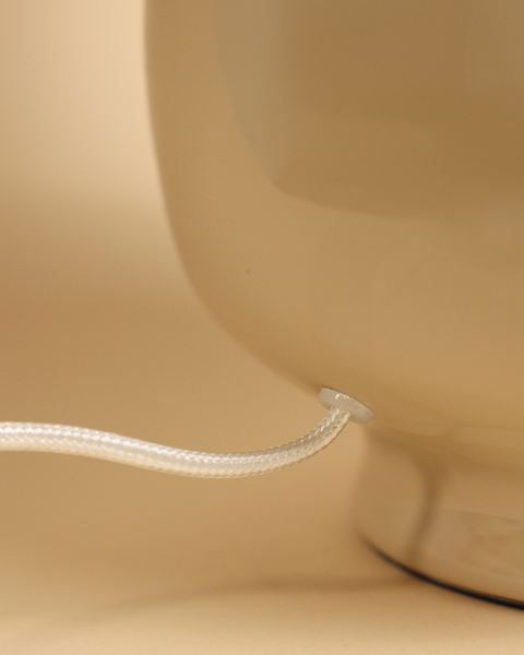 Amália Table Lamp, Beige Ceramic