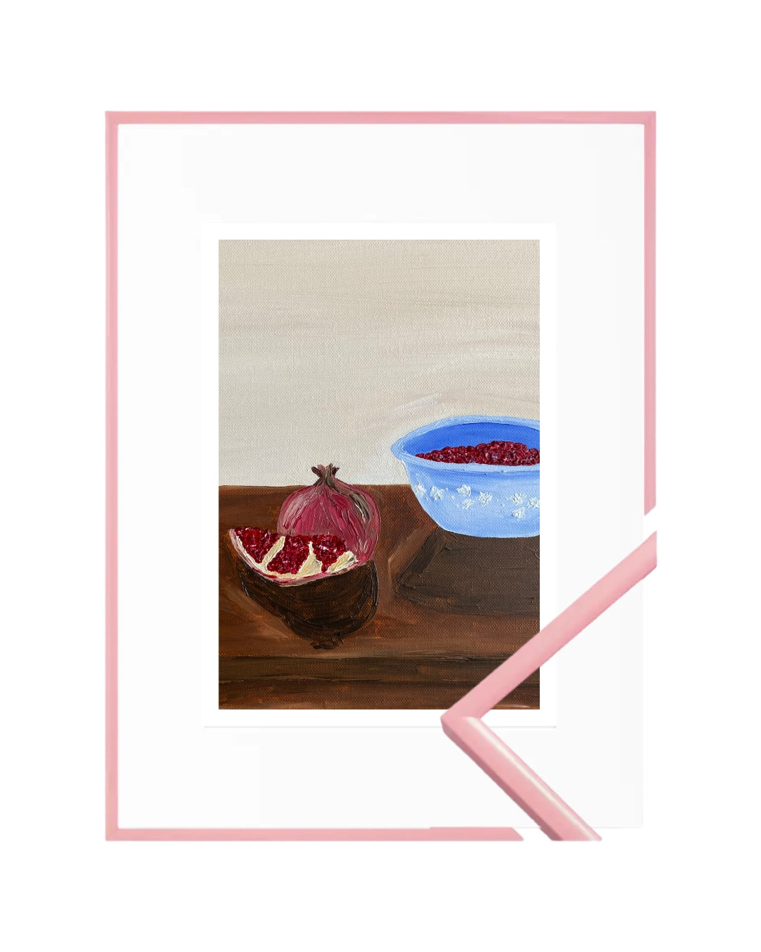 Peeled Pomegranate Fine Art Print