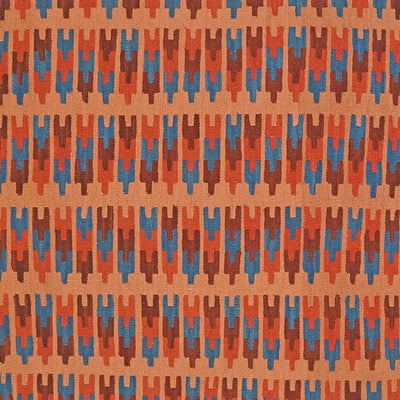Kelim Gashgai — Handmade, 105x250 cm, Orange, 100% Virgin Wool | View 4