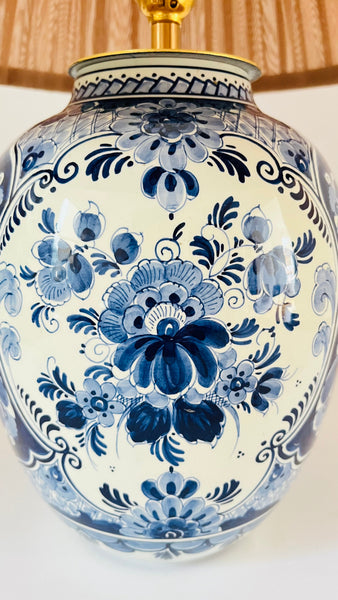 Antique Royal Delft Lamp