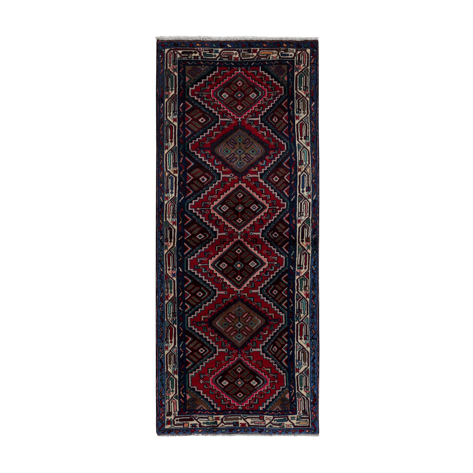 Zagheh · Hand-Knotted - Red, 209x86 cm