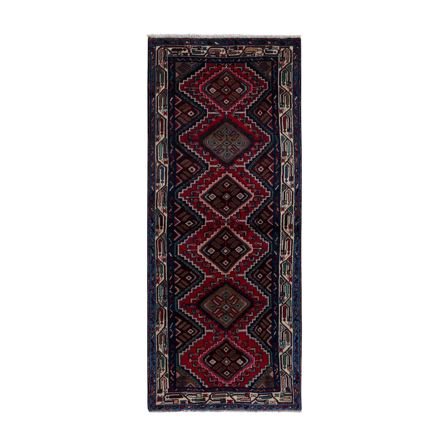 Zagheh · Hand-Knotted - Red, 209x86 cm