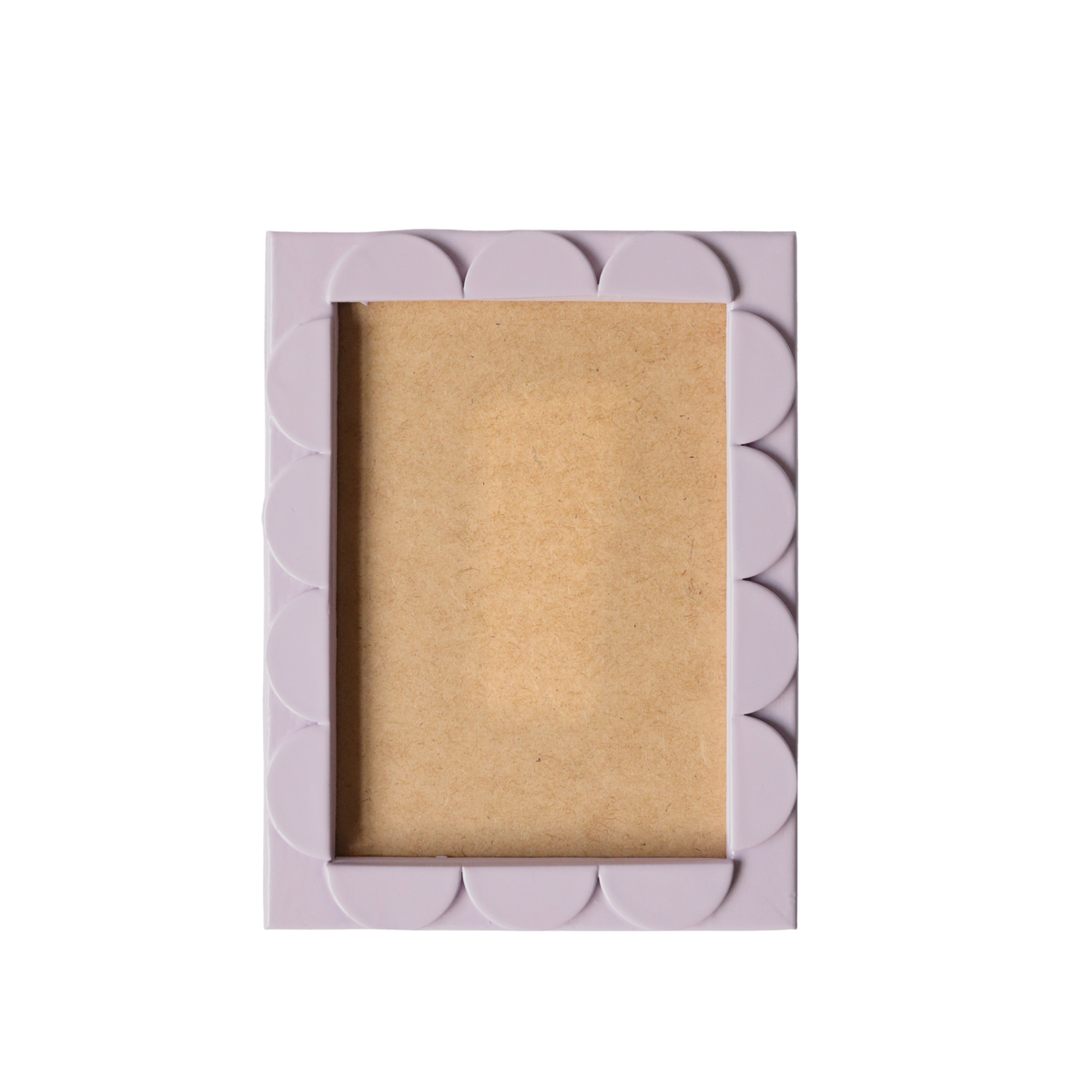 Lilac Lacquered Scallop Frame