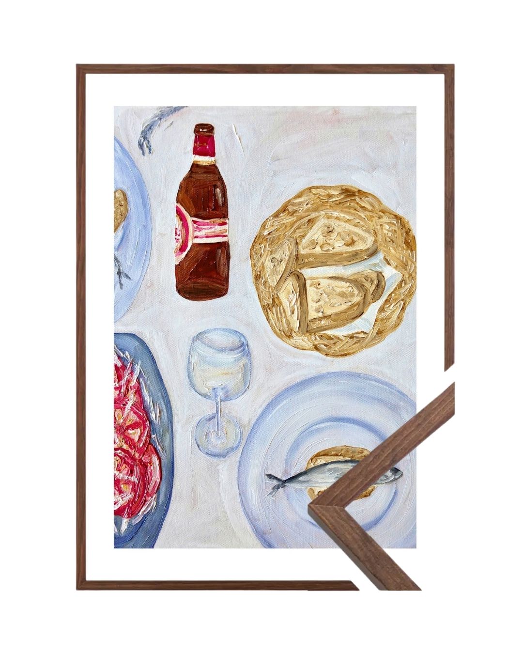 A Little Table in the Shade I Fine Art Print