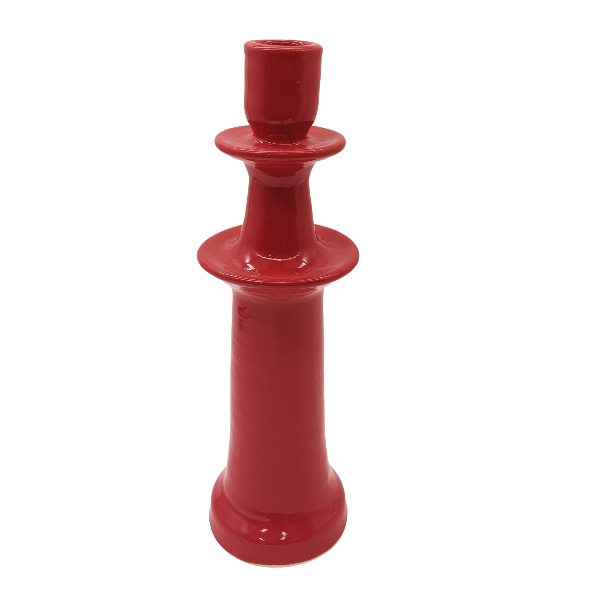 Tall Ceramic Candlestick