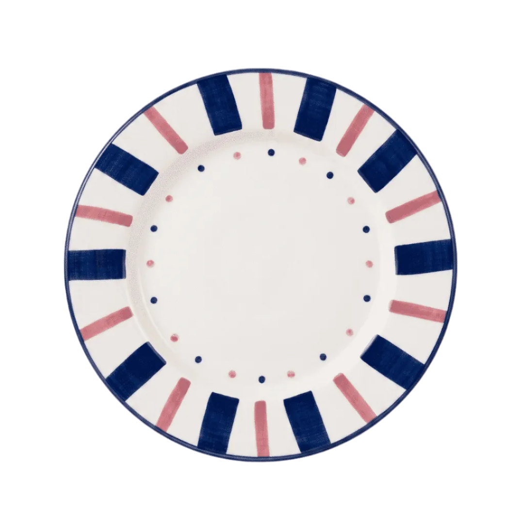 Circo Blue and Pink Dinner Plate
