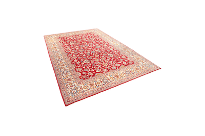Kashan — Hand-knotted, 229x326 cm, Red, 100% Virgin Wool | View 5