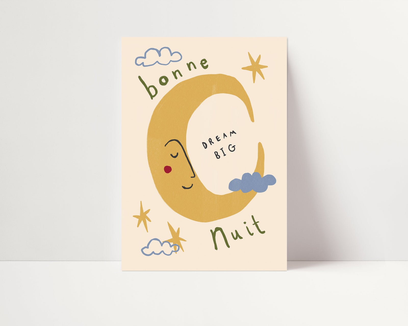 Dream Big | Nursery Print | UNFRAMED
