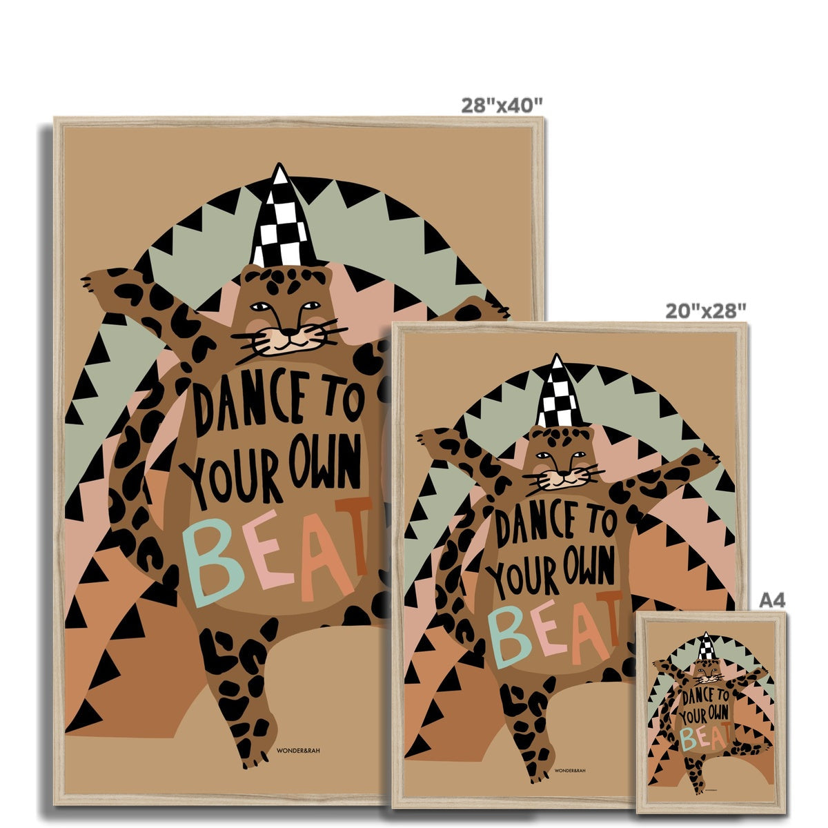 Dancing Leopard Children's Print