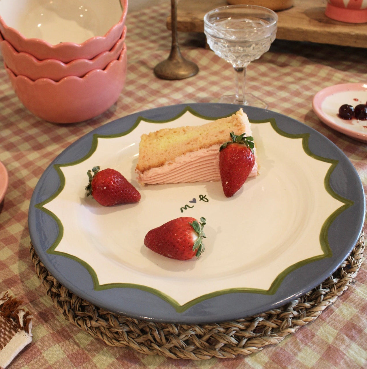 Hand-painted Custom Dinner Plates