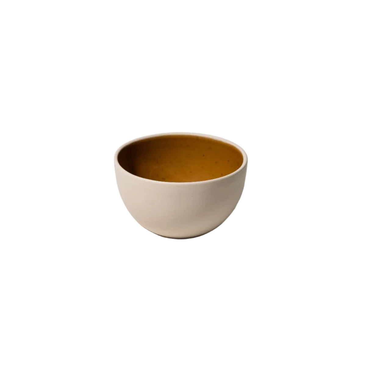 Tasting Bowl - Raw Stoneware & Honey