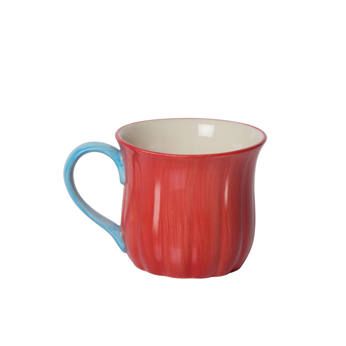 Mug - Cherry Red and Sky Blue