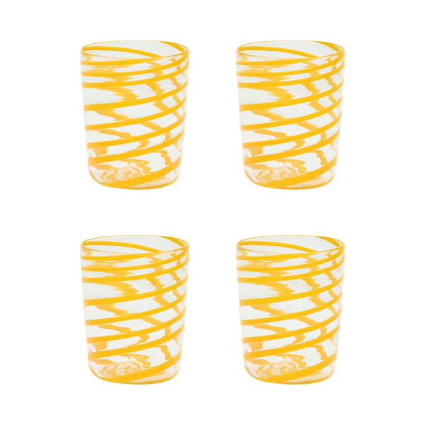 The Kiki Tumbler in Orange, Set of Four