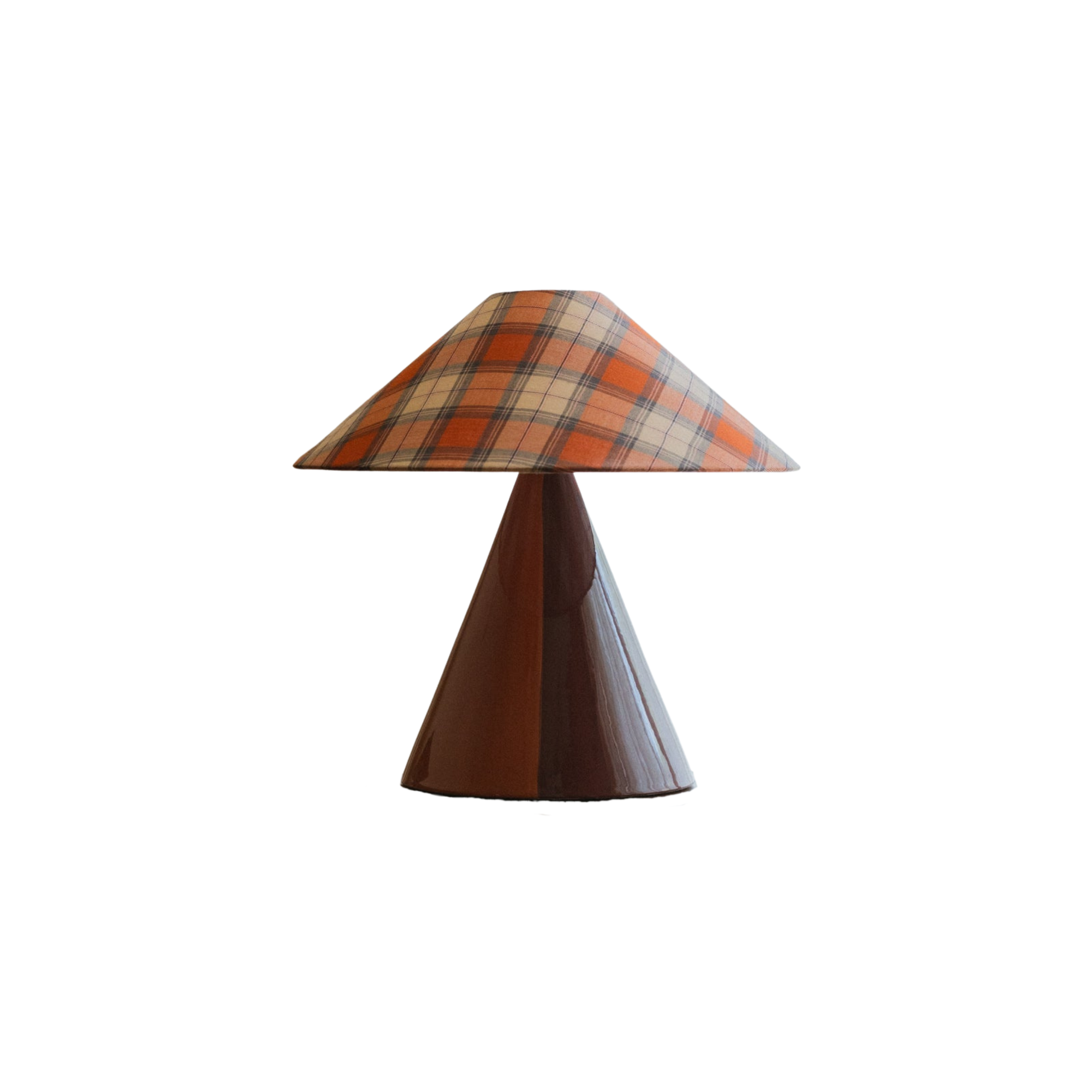 Caterina Cognac Tartan