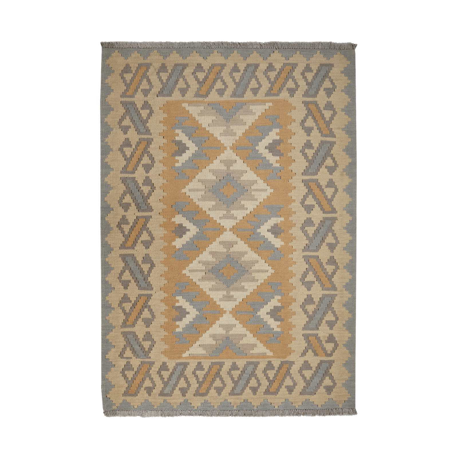 Kilim Gashgai Rug · Hand-Woven - Beige, 175x121 cm