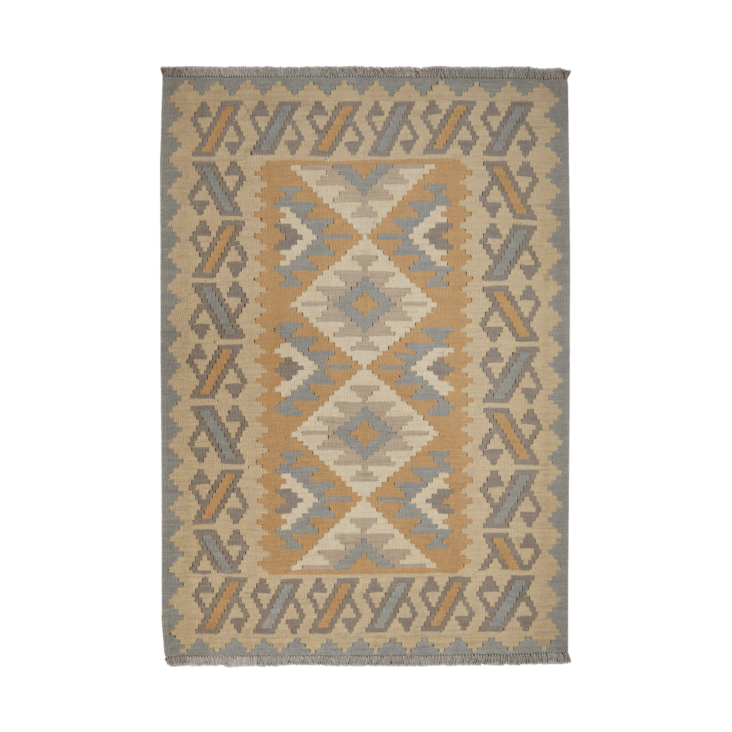 Kilim Gashgai Rug · Hand-Woven - Beige, 175x121 cm