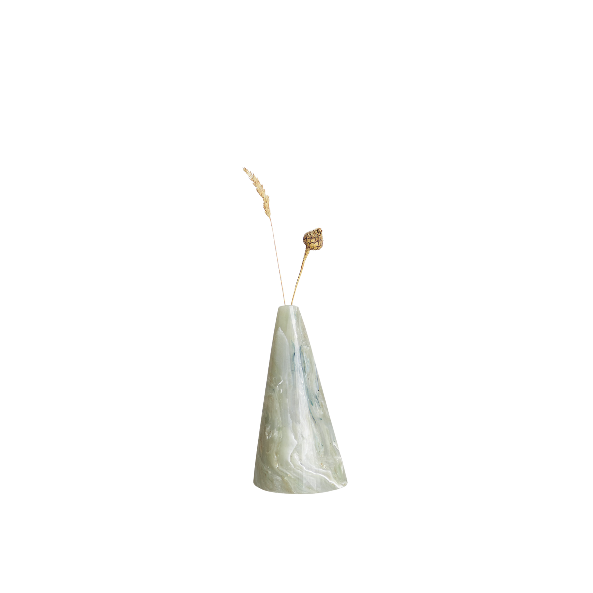 Recycled Plastic Marbled Bud Vase - Beach Peaks