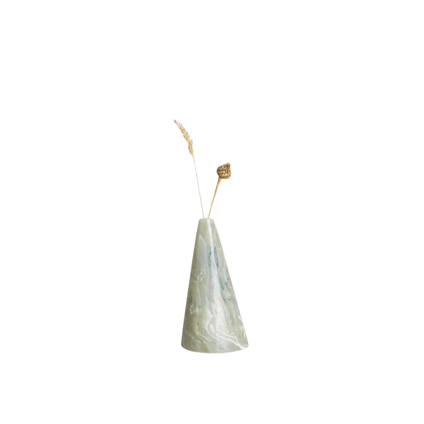 Recycled Plastic Marbled Bud Vase - Beach Peaks