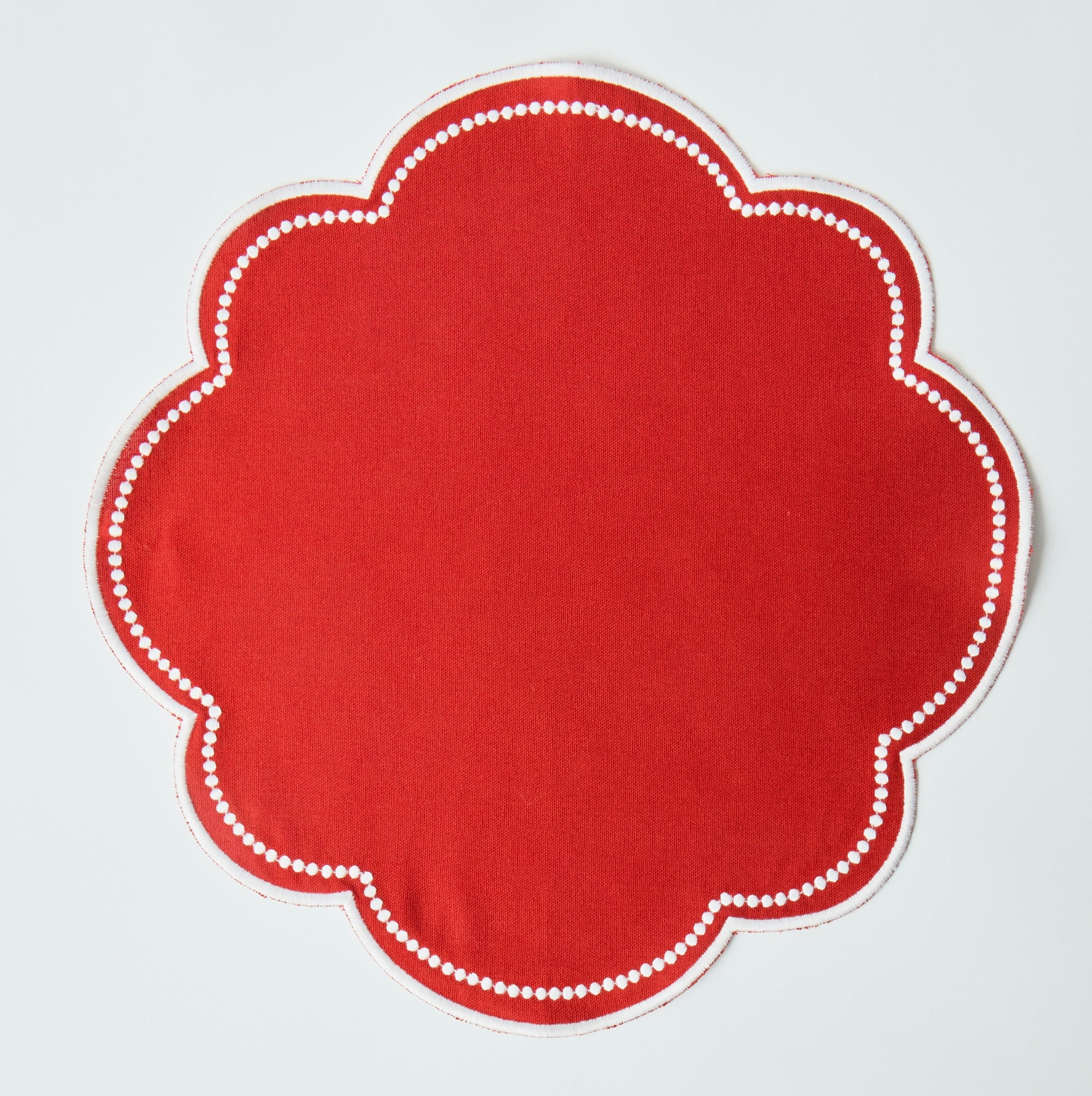 Orlando Cinnamon Orange Circle Placemat (set of 4) Placemats