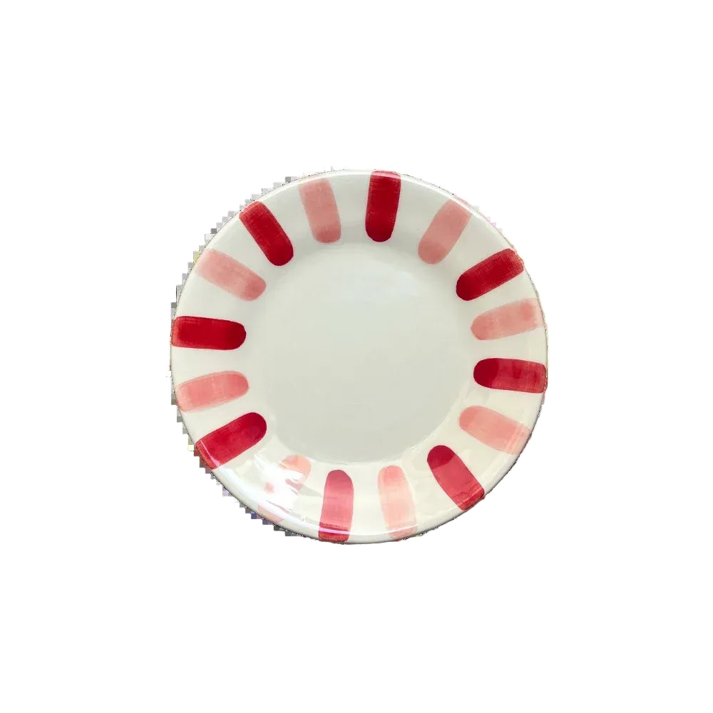 Parasol Side Plate, Rosa