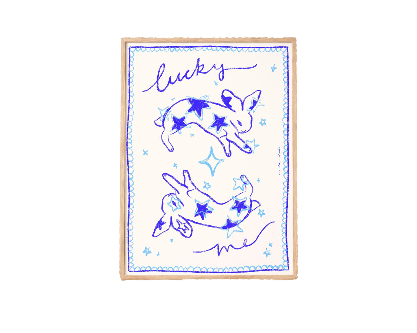 Lucky Me Bunnies Print