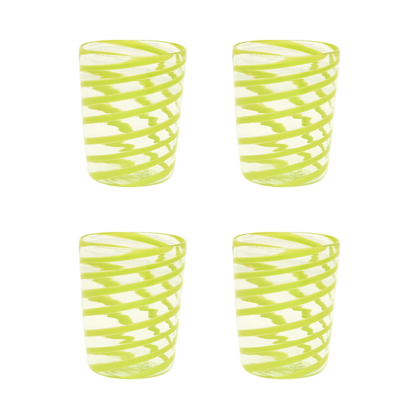 The Kiki Tumbler in Green, Set of Four