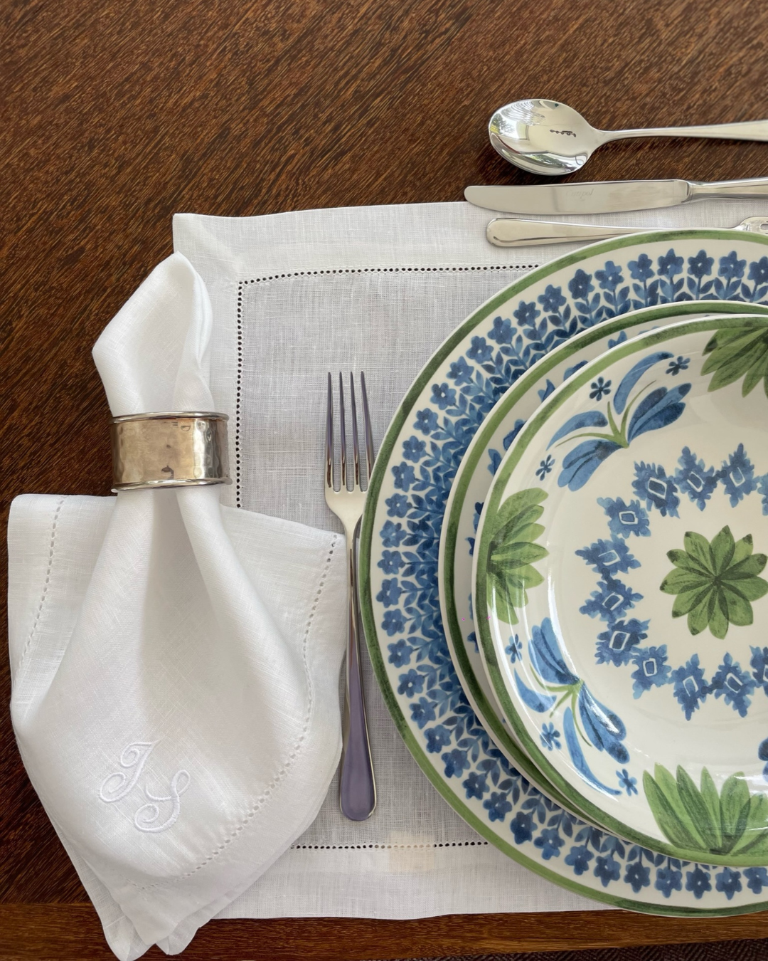 Personalised Openwork Monogram Napkin