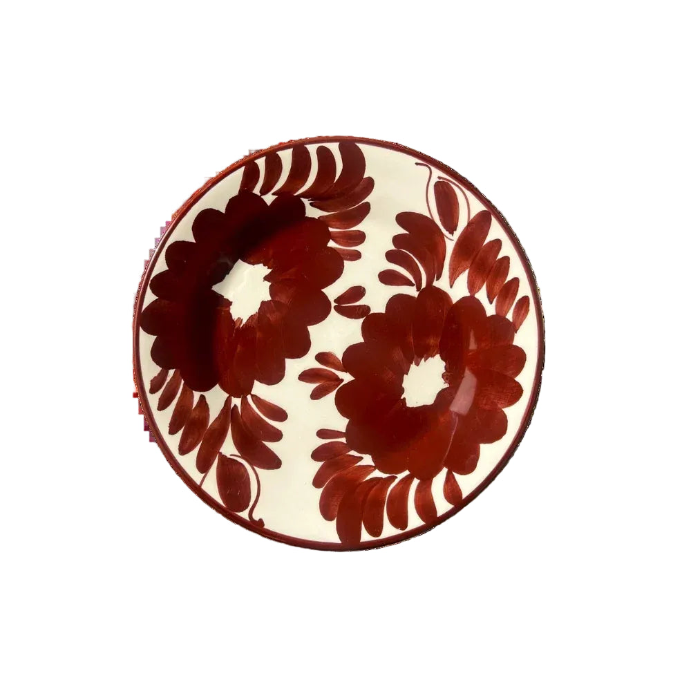 Florita Dessert Plate, Espresso