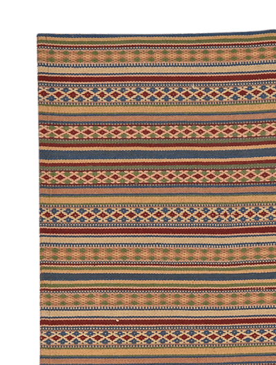 Kelim Djadjim — Handmade, 98x101 cm, Multicolor, 100% Virgin Wool | View 3