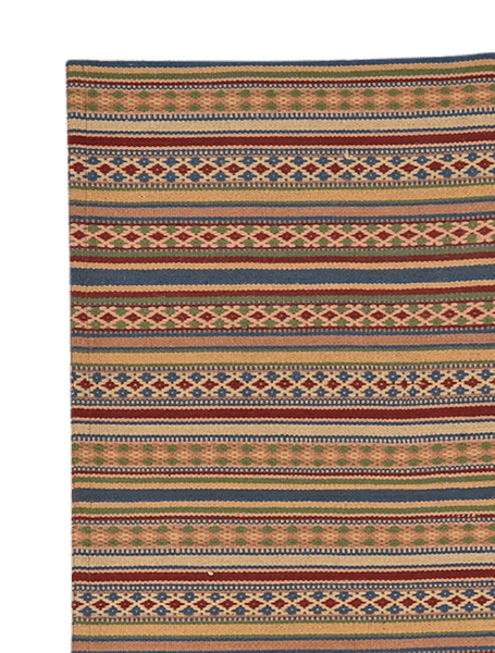 Kelim Djadjim — Handmade, 98x101 cm, Multicolor, 100% Virgin Wool | View 3