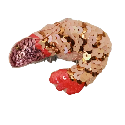  Prawn Hanging Sequin Decoration