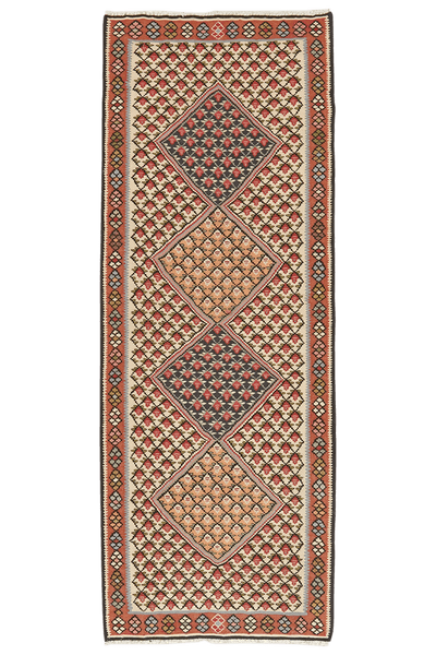 Kelim Senneh — Handmade, 73x200 cm, Beige, 100% Virgin Wool | Main view