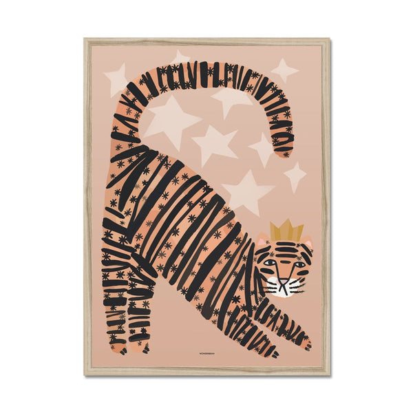 Tiger in Blush Children's Print