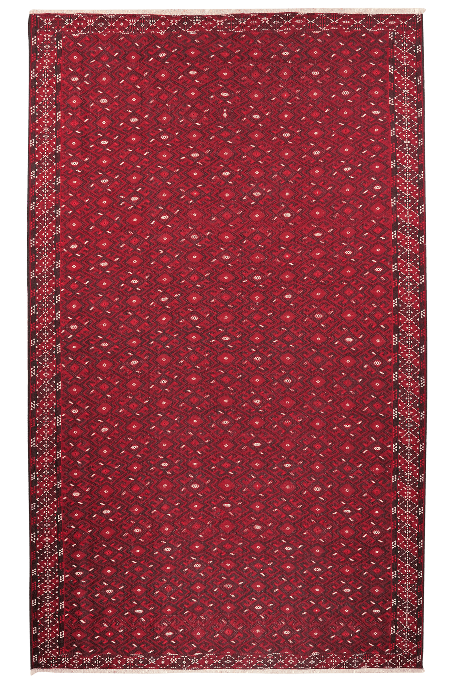 Kelim Turkman — Handmade, 221x367 cm, Multicolor, 100% Virgin Wool | Main view