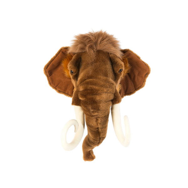 Arthur the Mammoth Wall Mounted Plush Head