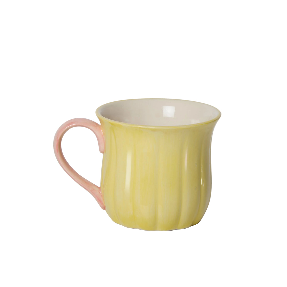 Mug - Sunshine Yellow and Rose Pink