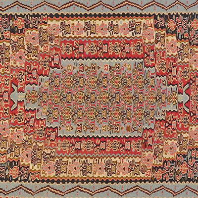 Kelim Senneh — Handmade, 113x202 cm, Multicolor, 100% Virgin Wool | View 4